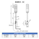 NLA50DC-XB2D尺寸圖