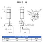 NLA50DC-XB3D尺寸圖