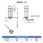 NLA50DC-XB6D尺寸圖