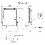 NLFL50A-尺寸圖