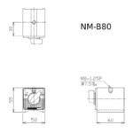 NM-B80尺寸圖