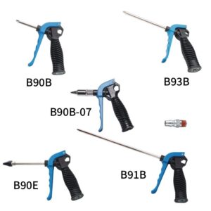 大流量風槍 B90系列 外徑8mm 鐵管5~25cm 附1/4"PT快速接頭 吹塵槍 空氣噴槍